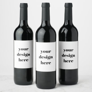 Étiquette Pour Bouteilles De Vin Personnaliser ou Customiser