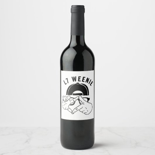 Étiquette Pour Bouteilles De Vin Petit L7 (Devant)