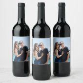 ÉTIQUETTE POUR BOUTEILLES DE VIN PHOTO CUSTOM WINE LABEL (Bouteilles)