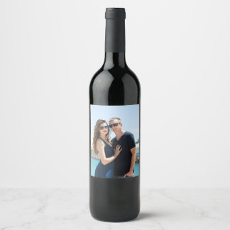 ÉTIQUETTE POUR BOUTEILLES DE VIN PHOTO CUSTOM WINE LABEL