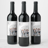 Étiquette Pour Bouteilles De Vin Photo d'architecture moderne pour Noël et les fête (Bouteilles)