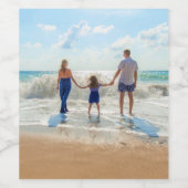 Étiquette Pour Bouteilles De Vin Photo de Custom (Étiquettes simples)