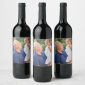 Étiquette Pour Bouteilles De Vin Photo personnalisée (Bouteilles)