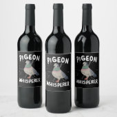 Étiquette Pour Bouteilles De Vin Pigeon (Bouteilles)