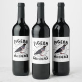 Étiquette Pour Bouteilles De Vin Pigeon (Bouteilles)