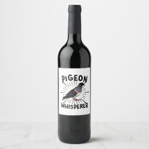 Étiquette Pour Bouteilles De Vin Pigeon - Pigeon Whisperer