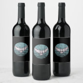 Étiquette Pour Bouteilles De Vin Pigeon Retro (Bouteilles)