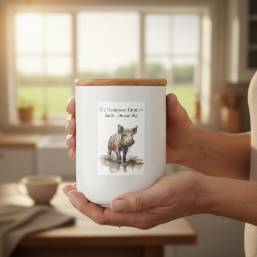 Étiquette Pour Bouteilles De Vin Piglet en jeu, personnalisation