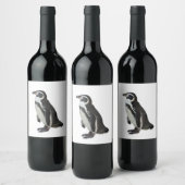 Étiquette Pour Bouteilles De Vin Pingouin (Bouteilles)