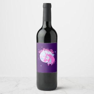 Étiquette Pour Bouteilles De Vin Pink Pony Club