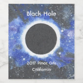 Étiquette Pour Bouteilles De Vin Pinot noir Gris (Étiquettes simples)