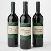 Étiquette Pour Bouteilles De Vin Plaid celtique (Bouteilles)