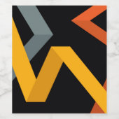 Étiquette Pour Bouteilles De Vin PLayful, dynamique, moderne, urbain (Étiquettes simples)