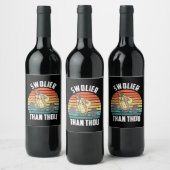 Étiquette Pour Bouteilles De Vin Plus Swolier que toi (Bouteilles)
