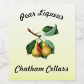 Étiquette Pour Bouteilles De Vin Poche vintage (Étiquettes simples)