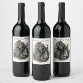 Étiquette Pour Bouteilles De Vin Pointer allemand à poil dur (Bouteilles)