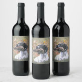 Étiquette Pour Bouteilles De Vin Pointer anglais (Bouteilles)