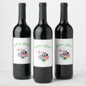 Étiquette Pour Bouteilles De Vin Poker Joker (Bouteilles)
