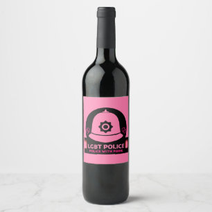 Étiquette Pour Bouteilles De Vin Police de la fierté gay LGBT+