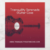 Étiquette Pour Bouteilles De Vin Porte - clé Guitare Cove (Étiquettes simples)