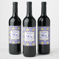 Portugais Carreaux Bleu 90e anniversaire Méditerra