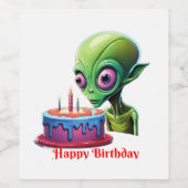 Étiquette Pour Bouteilles De Vin Poster brillant (Étiquettes simples)