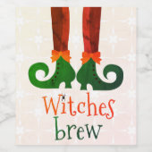 Étiquette Pour Bouteilles De Vin Potions de Sorcières 2 (Étiquettes simples)