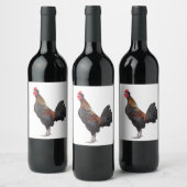 Étiquette Pour Bouteilles De Vin Poulet blanc (Bouteilles)