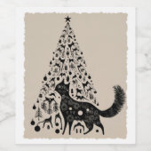 Étiquette Pour Bouteilles De Vin Pour les chasseurs d'armadillo dédiés, notre 'Arma (Étiquettes simples)