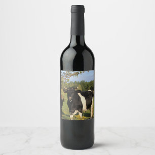 Étiquette Pour Bouteilles De Vin Prenez Taureau par les klaxons