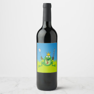 Étiquette Pour Bouteilles De Vin Prince BBQ