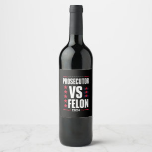 Étiquette Pour Bouteilles De Vin Procureur contre criminel 2024