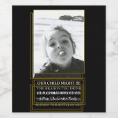 Étiquette Pour Bouteilles De Vin Professeur honnête présent profiter de cette boute (Étiquettes simples)