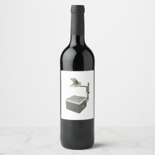 Étiquette Pour Bouteilles De Vin Projecteur HAP 80s 90s Overhead