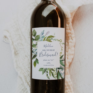 Étiquette Pour Bouteilles De Vin Proposition d'aide d'été pour les femmes d'affaire