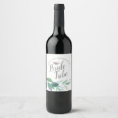 Étiquette Pour Bouteilles De Vin Proposition d'aide-ménagère de printemps Feuilles  (Devant)