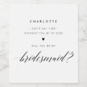 Étiquette Pour Bouteilles De Vin Proposition simple et élégante (Étiquettes simples)