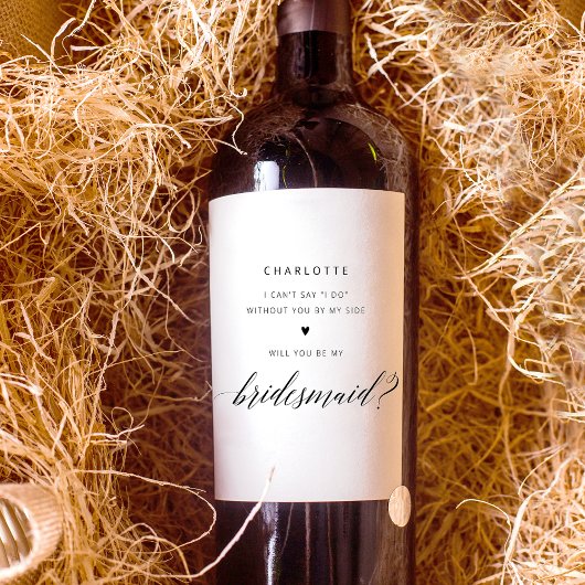 Étiquette Pour Bouteilles De Vin Proposition simple et élégante