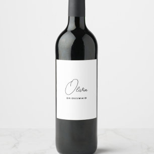 Étiquette Pour Bouteilles De Vin Proposition simple et personnalisée d'aide d'État