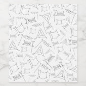 Étiquette Pour Bouteilles De Vin Purim (homonymie) (Étiquettes simples)