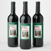 Étiquette Pour Bouteilles De Vin Pyrenees Christmas Wine Bottle Label (Bouteilles)