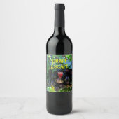 Étiquette Pour Bouteilles De Vin Raisin naturel (Devant)