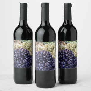 Étiquette Pour Bouteilles De Vin Raisins de Malte