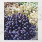 Étiquette Pour Bouteilles De Vin Raisins de Malte (Étiquettes simples)