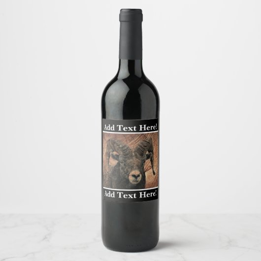 Étiquette Pour Bouteilles De Vin Ram (Devant)