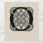 Étiquette Pour Bouteilles De Vin Raquette de pickleball (Étiquettes simples)