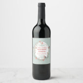 Étiquette Pour Bouteilles De Vin Raspberry Cordial (Devant)