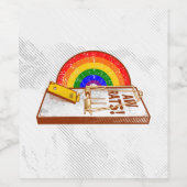 Étiquette Pour Bouteilles De Vin Rat Trap AW RATS (Étiquettes simples)