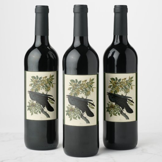 Étiquette Pour Bouteilles De Vin Raven (Bouteilles)