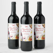 Étiquette Pour Bouteilles De Vin Red Coquette Bow That's Amore (Bouteilles)